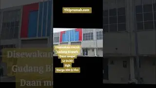 disewakan gudang Bizpark daan mogot Jakarta #sewagudang #gudang