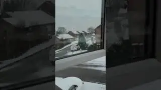 heavy snow in london march 2023❄☃️ #viral