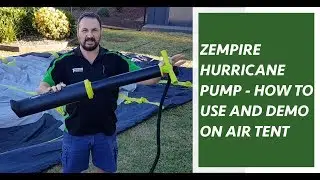 Hurricane Double Action Air Tent Pump - Great for your air tent!