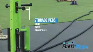 Power Battle Ropes Fitness Training Storage Equipment