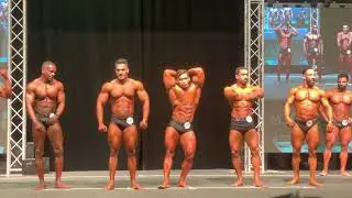 Nepali bodybuilder Krishna surya performing at Dubai muscle show