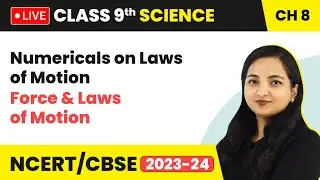 Numericals on Laws of Motion - Force and Laws of Motion | Class 9 Science Chapter 8 (LIVE)
