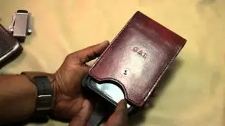 Leather Smartphone / Wallet Vertical Swivel Case Holster