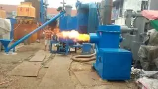 300KW biomass gasification power plant  ,city waste(Waste rubber