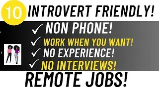 It's Cold Outside ❄️❄️Stay Inside & Work From Home ❄️ Quiet Jobs for Introverts