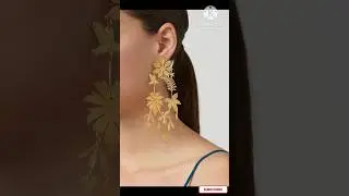P.C.CHANDRA jewellery#Latest gold jhumka earring @sanjupc37exclusive  with price | trisha #shorts