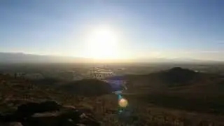 A sunrise over Tucson