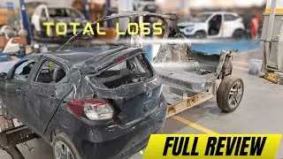 How to Car repair | Total loss car review | repair process @Cardentingprakash #automobile