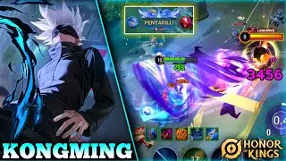 Kongming Jungle Pentakill With One-Shot Build Everyone Fears!! - Gameplay | Honor of Kings