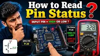 How to Read GPIO pin state | Reading Button State  | Input Pin Push Button | Switch Interfacing