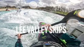 skippppping down Lee valley Olympic