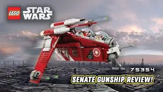 LEGO Star Wars SENATE GUNSHIP (75354) REVIEW!