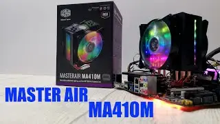 Cooler Master MASTERAIR  MA410M RGB UNBOXING AND INSTALLATION