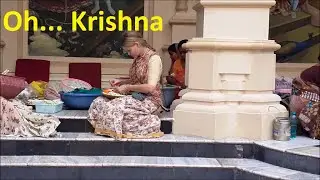 Foreigners in love with Lord Krishna in Vrindavan, Iskcon Vrindavan kirtan dance of foreigners, See