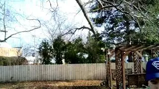 Manual flight AirPix in my backyard.