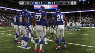 Madden NFL 19 - New York Giants vs Dallas Cowboys - Gameplay (HD) [1080p60FPS]