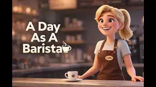 Один день в качестве бариста ☕ | Простая практика аудирования и разговорной речи на английском яз...