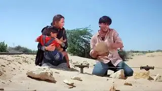 करिश्मा कपूर की जान बचाने के लिए शाहरुख़ ने उखाड़ी रेल की पटरी | बॉलीवुड दमदार सीन