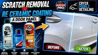 Paint Scratch Removal and Re Ceramic Coating Door Panel