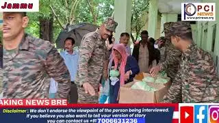 Army's Flood Relief Camp in Sunjwan - People got medical and ration help