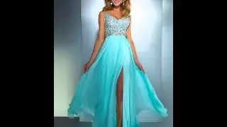 15 baby blue prom dresses ❤