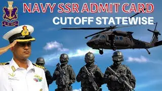 Agniveer Navy SSR admit Card Cutoff Statewise 2022 | Navy SSR exam 2022 | Navy Admit card | #navy