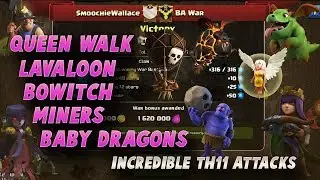 SmoochieWallace Vs BA War | TH11 War Strategy | War Recap #4 | COC 2017 |