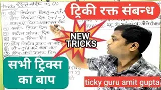 Blood relation reasoning tricks in Hindi