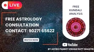 pandit vishan datt shastri is live free kundali analysis #astrology #live #trending #viral
