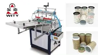 Auto Loading Paper Tube Labeling Machine