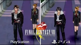 Final Fantasy VIII [1999] PS1 vs PS4 (Graphics Comparison)