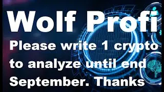 Wolf Profi september #ETH #BCH #ADA #BTC #XRP #GRT #REEF #FTM #LSK #ZIL #VET #LINK #DOGE #CRV