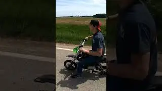 SSR 125cc vs 110cc Pit Bike Drag Race - Which is FASTER? #shorts #dirtbike #race