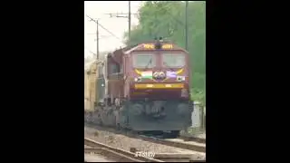 WDP4D is looking amazing on top speed | Indian railway | 🚂💨