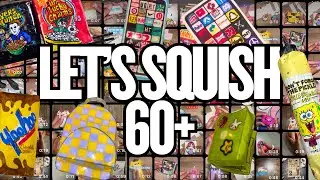 Squishing 60 Paper Squishies in a Row! | Satisfying DIY Squishy Compilation