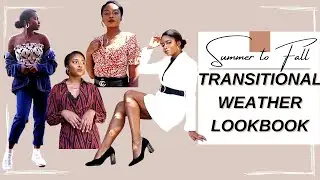 A *CUTE* SUMMER TO FALL/AUTUMN LOOKBOOK//TRANSITIONAL WEATHER OUTFIT IDEAS