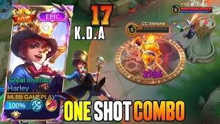 HARLEY NEW BRUTAL COMBO BUILD 100% BROKEN ~ HARLEY MLBB