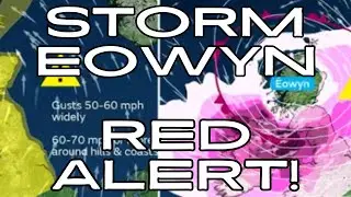 Storm Eowyn: Amber Weather Warning for the UK 🚨
