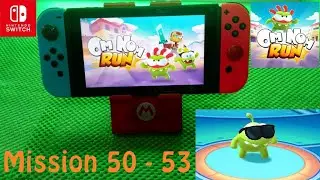 Om Nom: Run / Mission 50 - 53 / (Sunglasses - Character) / Nintendo Switch / TV Mode / Gameplay