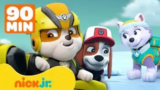 Psi Patrol | Śnieżne g&oacute;rskie akcje ratunkowe Rubble&rsquo;a! z PAW Patrol Everest i Al | Nick Jr. Polska