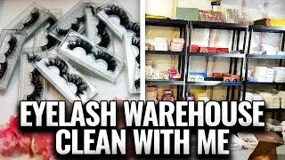 Warehouse Inventory | Organize With Me | EYELASH WAREHOUSE | #shipping #eyelashes
