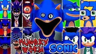 My New Sprunki OC: Sonic / NEW PHASE 15 (HUNGRY WORM SONIC)