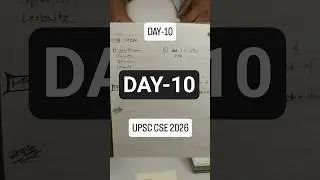 DAY-10....#upsc #civilserviceexam #upsccse #update #discipline #studywithme #daily