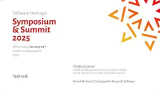 Symposium 2025 - French National Catalogue for Research Software