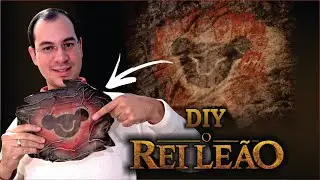 QUADRO REI LEÃO 2019 - DIY / DIY LION KING 2019/ DIY CUADRO REY LEÓN 2019