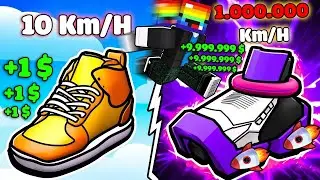 (Roblox) T GAMING PAY TO WIN NÂNG CẤP ĐÔI GIÀY NHANH NHẤT 9.999.999 KM/H PHÁ ĐẢO GAME