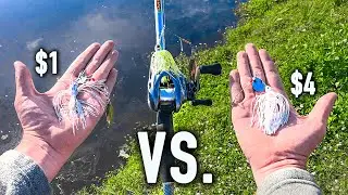 Walmart VS. Academy Spinnerbait Challenge (Big Bass)