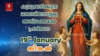 🔴 LIVE - 19 January |കുരുക്കഴിക്കുന്ന മാതാവിന്റെ അതിശക്തമായ പ്രാർത്ഥന 33 തവണ 33 ദിവസം ചൊല്ലുക #live