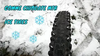 HO COSTRUITO DELLE GOMME CHIODATE ДЛЯ LA MTB