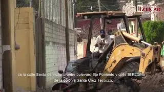 Inauguraci&oacute;n calle Sexta de Victoria - colonia Santa Cruz Tecoxco